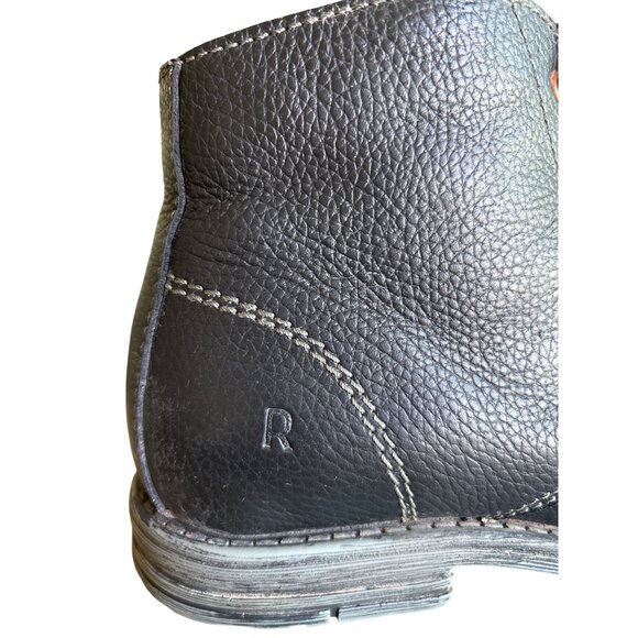 Roan Cass BLACK BARCELONA Handmade Ankle Lace Up Boots Size 10 Bed Stu - Picture 3 of 14